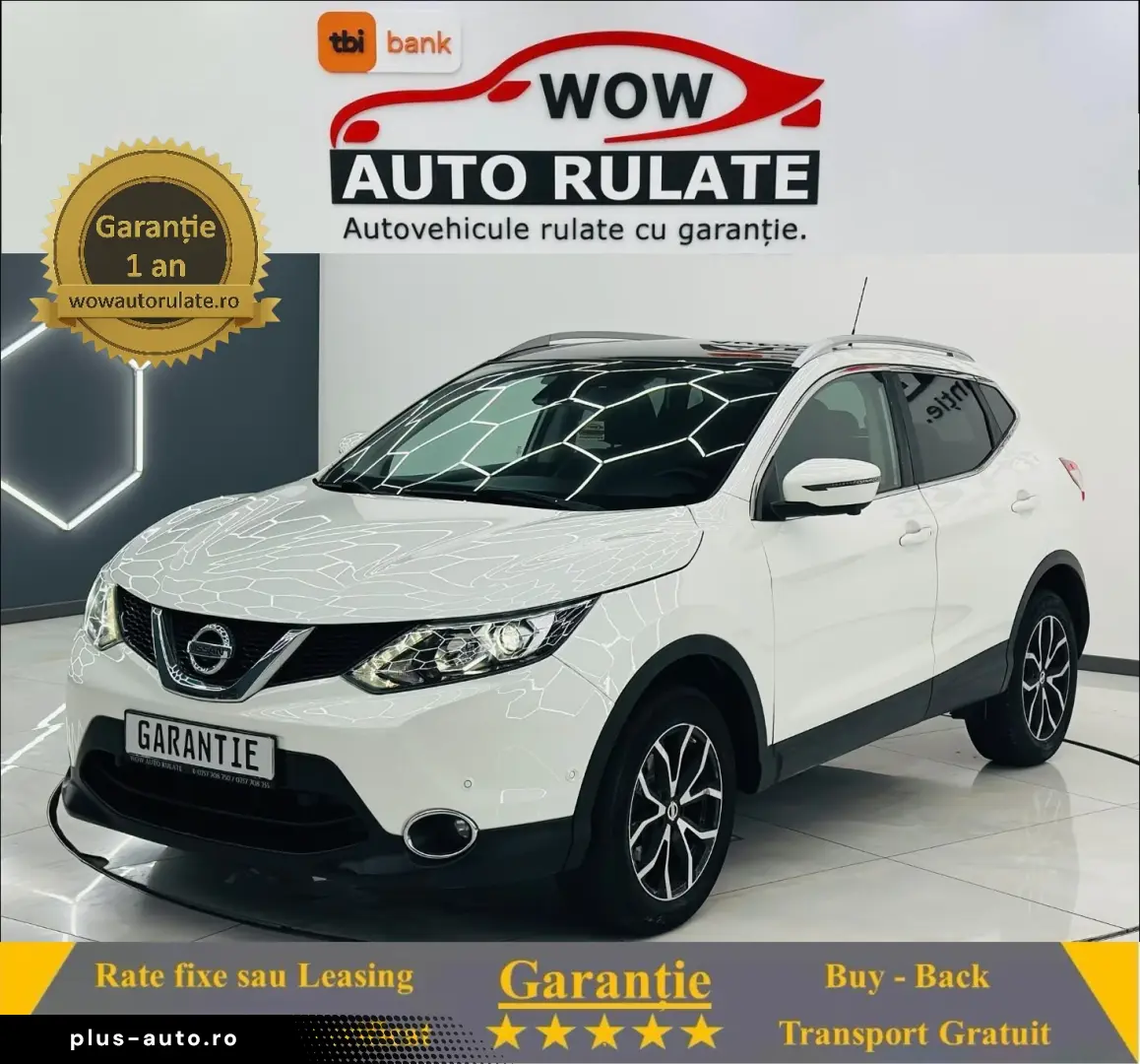 NISSAN Qashqai 2015 1.5D E5 Garantie 12 Luni Rate Avans 0 Do