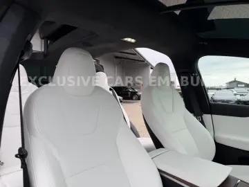 TESLA MODEL X PALLADIUM   WHITE SEAT   MATRIX   AP 4
