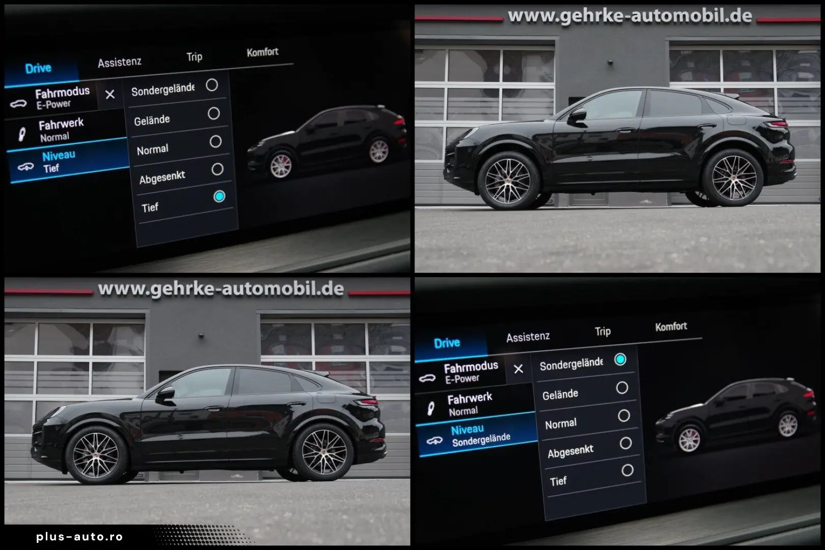 PORSCHE Cayenne Coupe E-Hybrid Black Edition HA-Lenkung