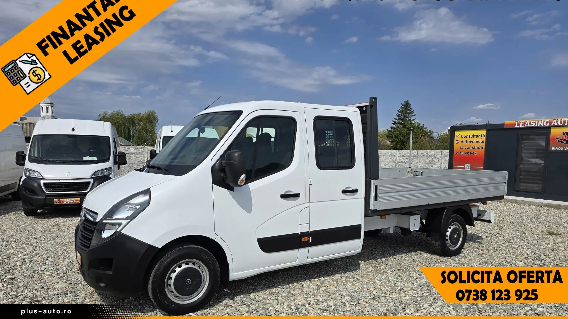 2020 Opel New Movano Doka 7 Locuri BENA L=3.20m