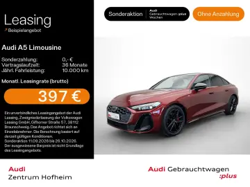 AUDI A5 Limousine 40 TFSI qu 2x S line S tro Pano Mat