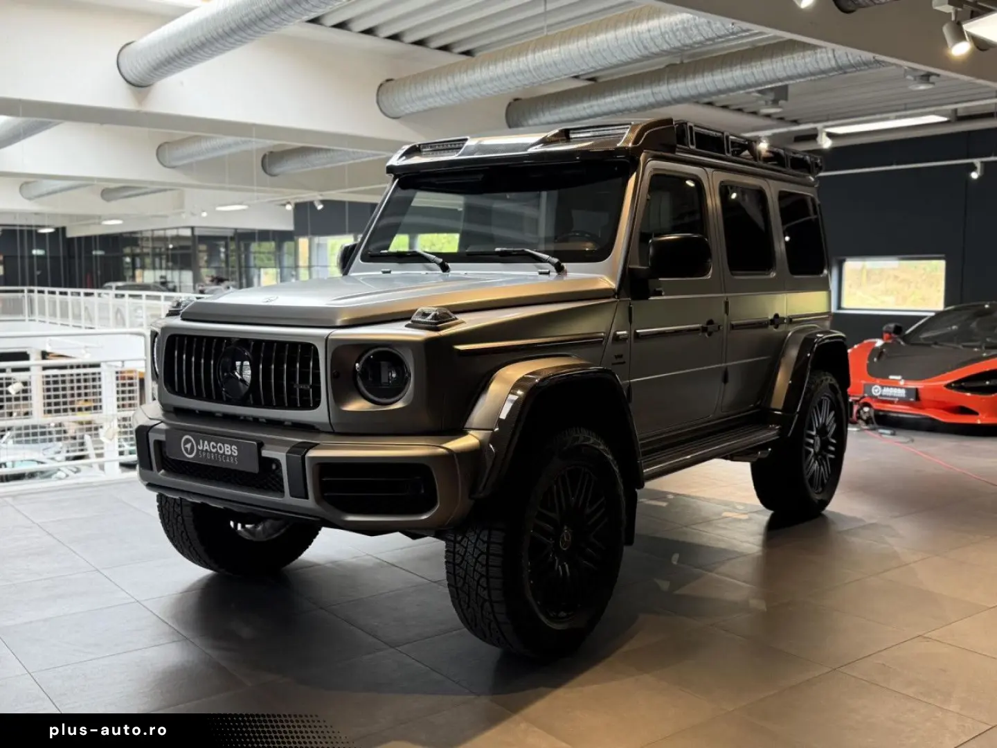 MERCEDES-BENZ G63 4x4 AMG 22  Platin Magno Gepäcktr.
