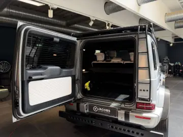 MERCEDES-BENZ G63 4x4 AMG 22  Platin Magno Gepäcktr.