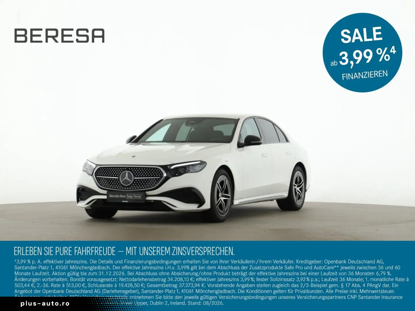 MERCEDES-BENZ Clasa E în leasing operațional MOOV