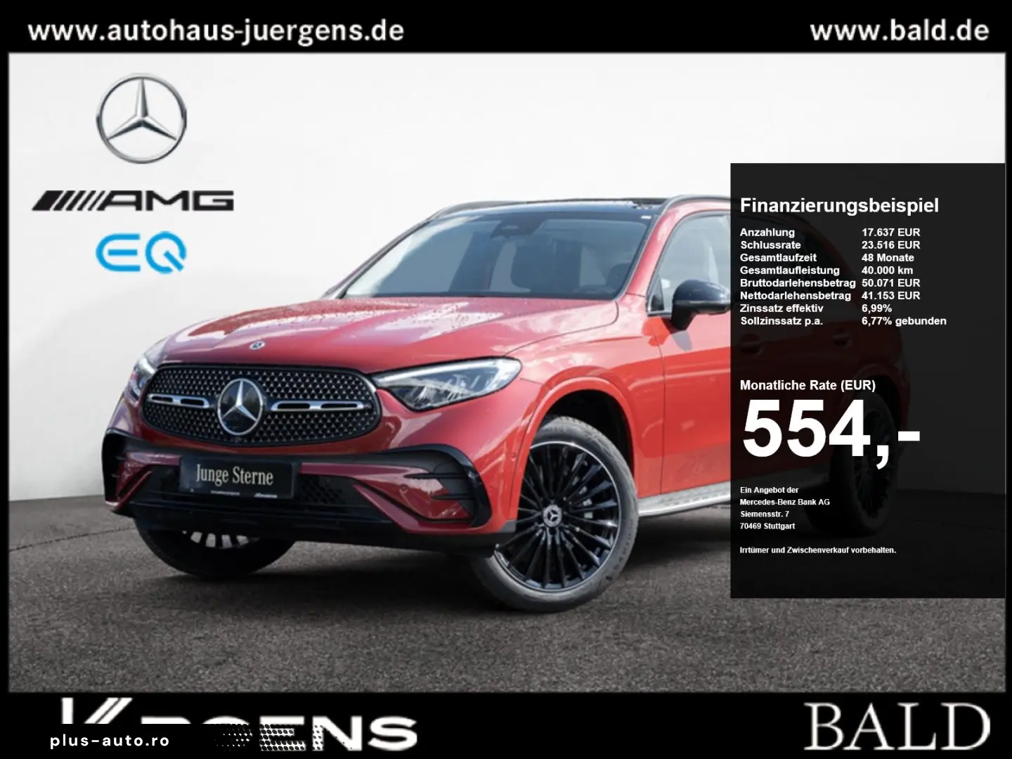 MERCEDES-BENZ GLC 300 de 4M AMG-Sport Technik Pano B&hellip;
