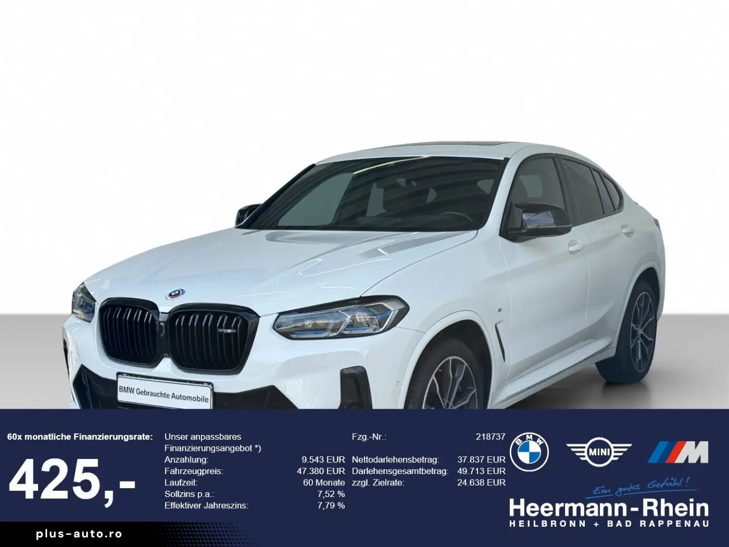 BMW X4 M40iA LiveCock.ACC.HUD.AHK.ParkAss.DriveAss.