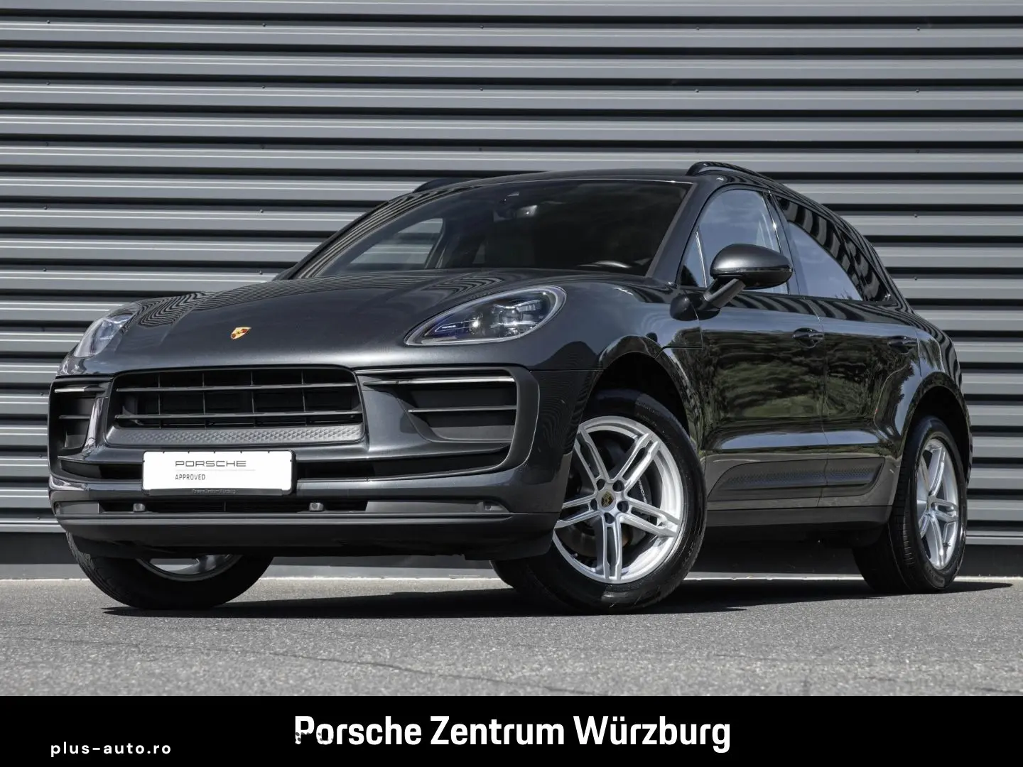 PORSCHE Macan PDLS Vulkangrau 1-Hand Leder Sitzheizung