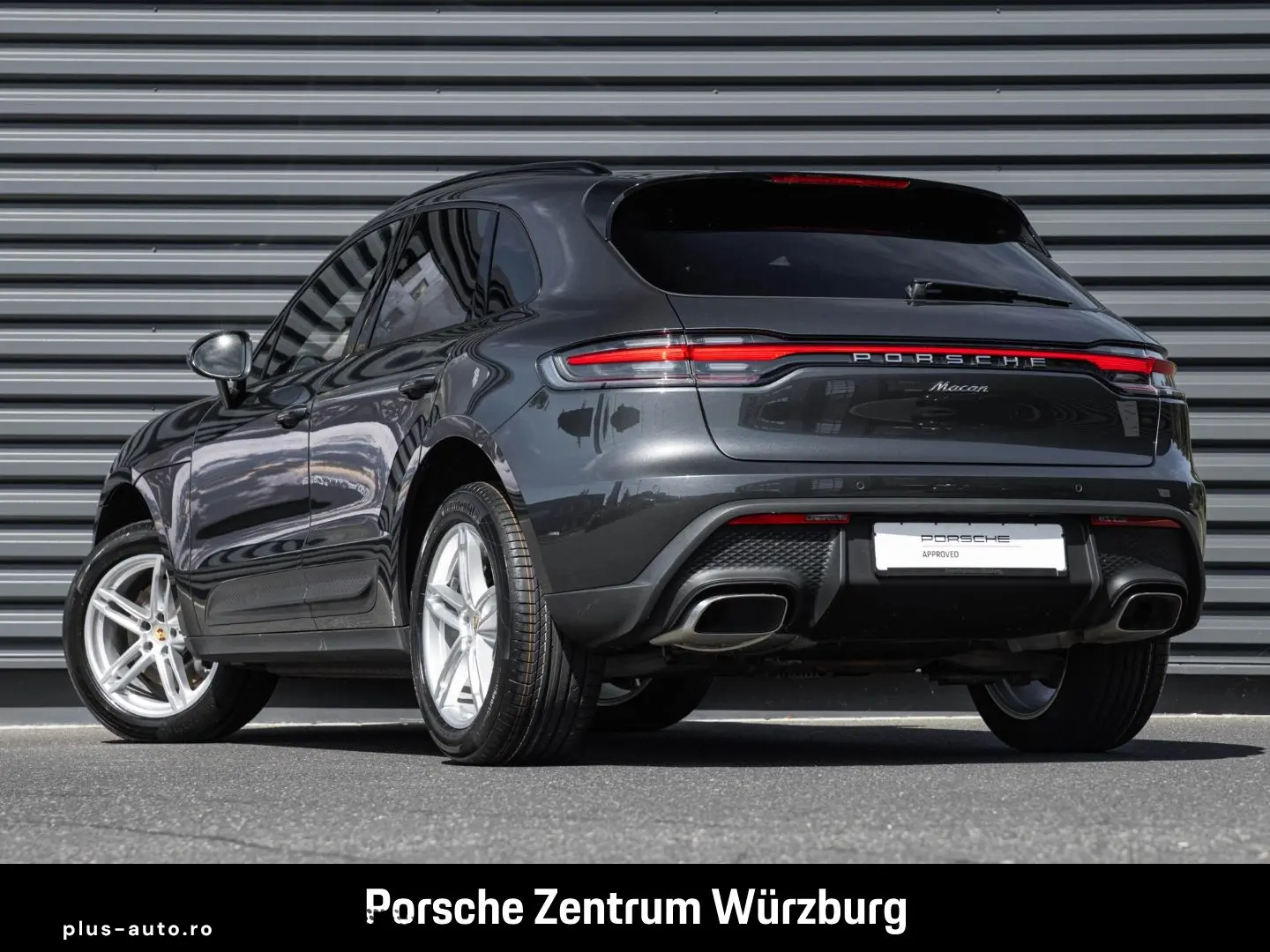 PORSCHE Macan PDLS Vulkangrau 1-Hand Leder Sitzheizung