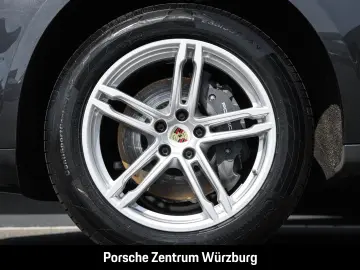 PORSCHE Macan PDLS Vulkangrau 1-Hand Leder Sitzheizung
