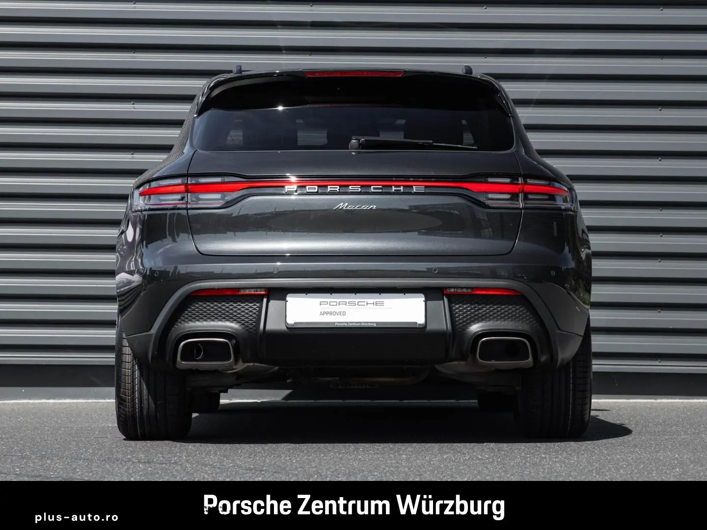 PORSCHE Macan PDLS Vulkangrau 1-Hand Leder Sitzheizung