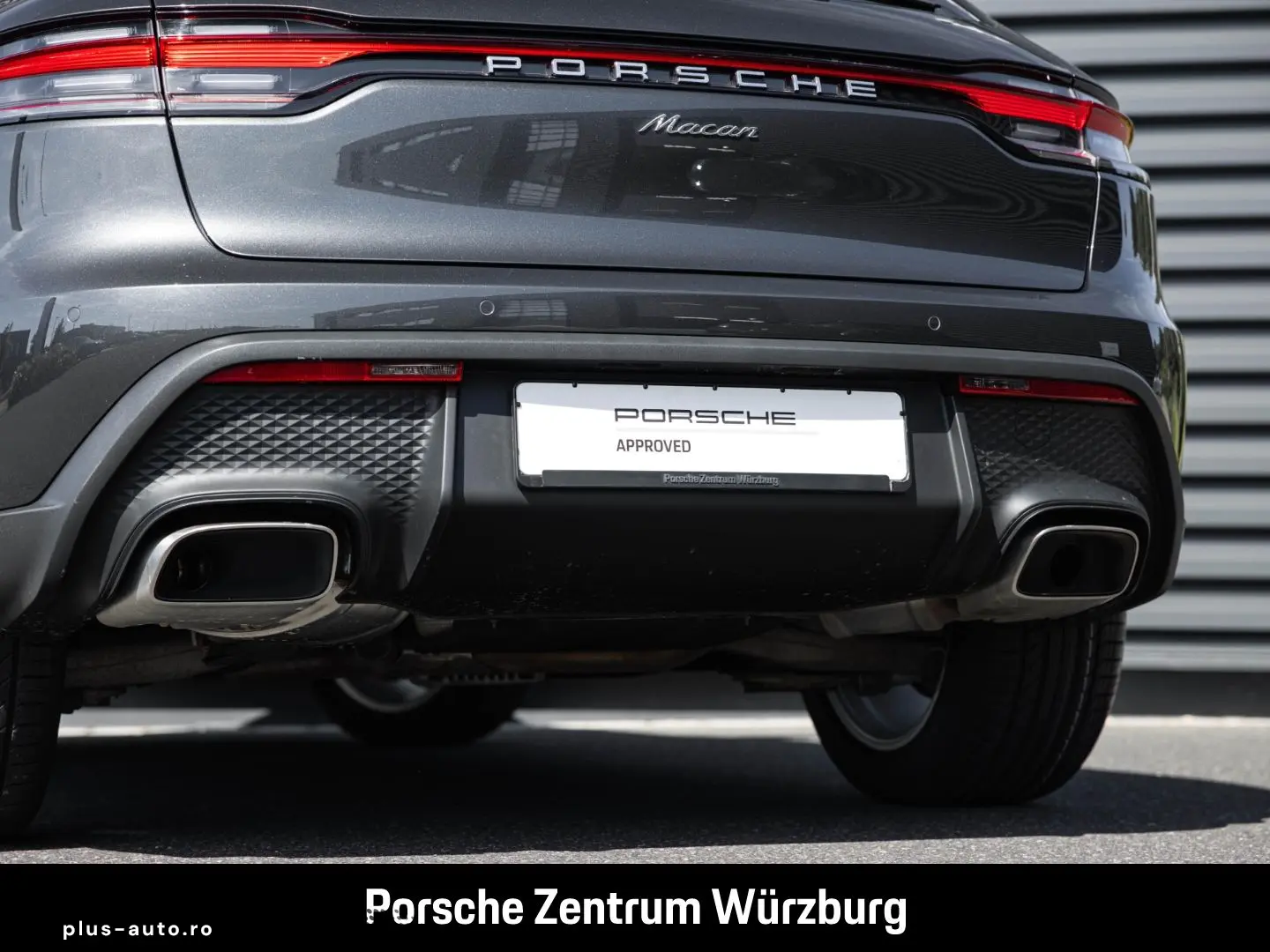 PORSCHE Macan PDLS Vulkangrau 1-Hand Leder Sitzheizung