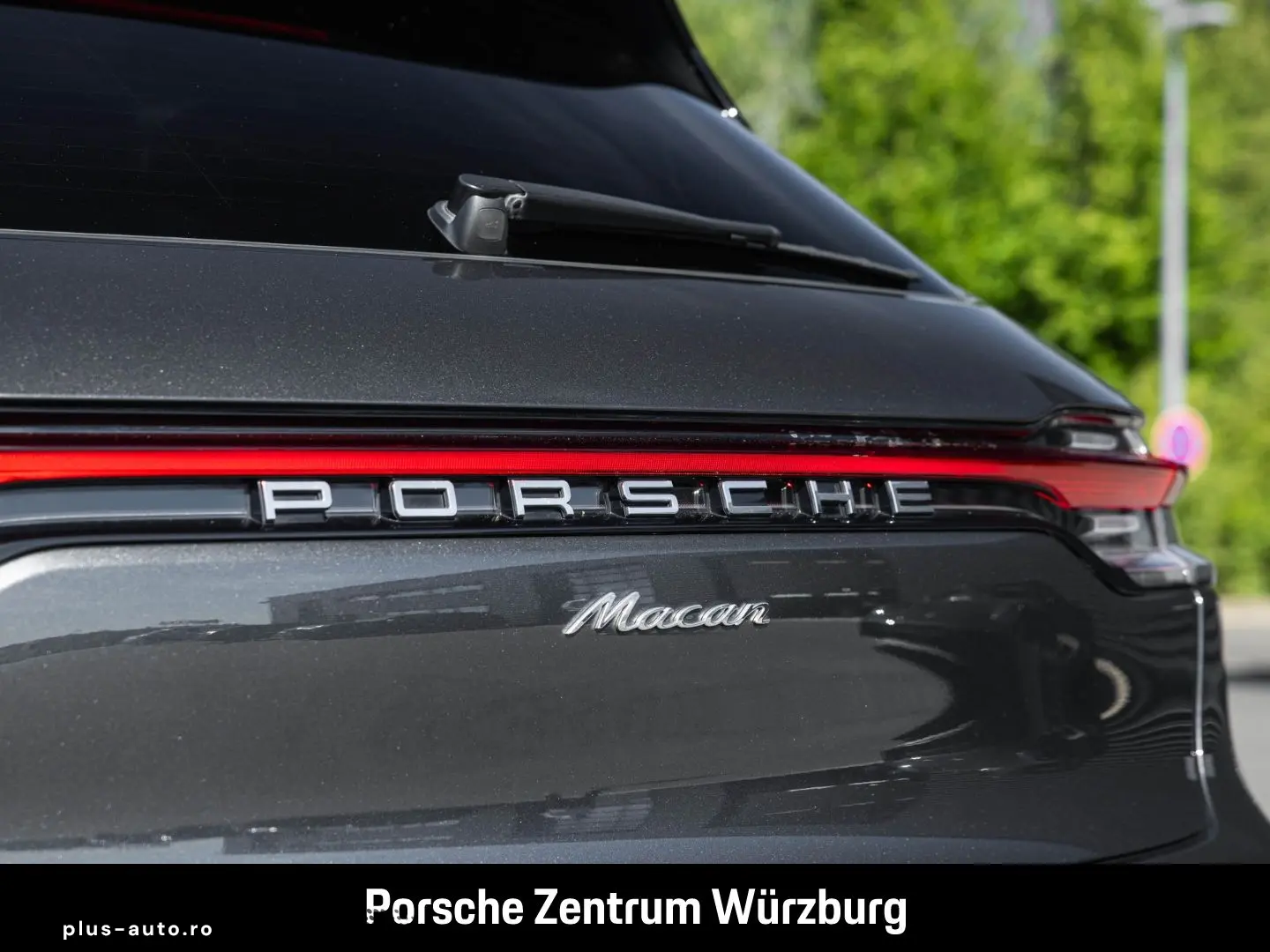 PORSCHE Macan PDLS Vulkangrau 1-Hand Leder Sitzheizung