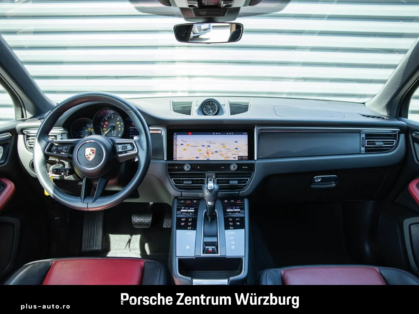 PORSCHE Macan PDLS Vulkangrau 1-Hand Leder Sitzheizung