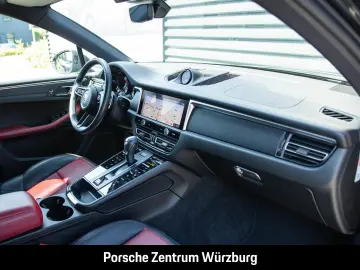 PORSCHE Macan PDLS Vulkangrau 1-Hand Leder Sitzheizung