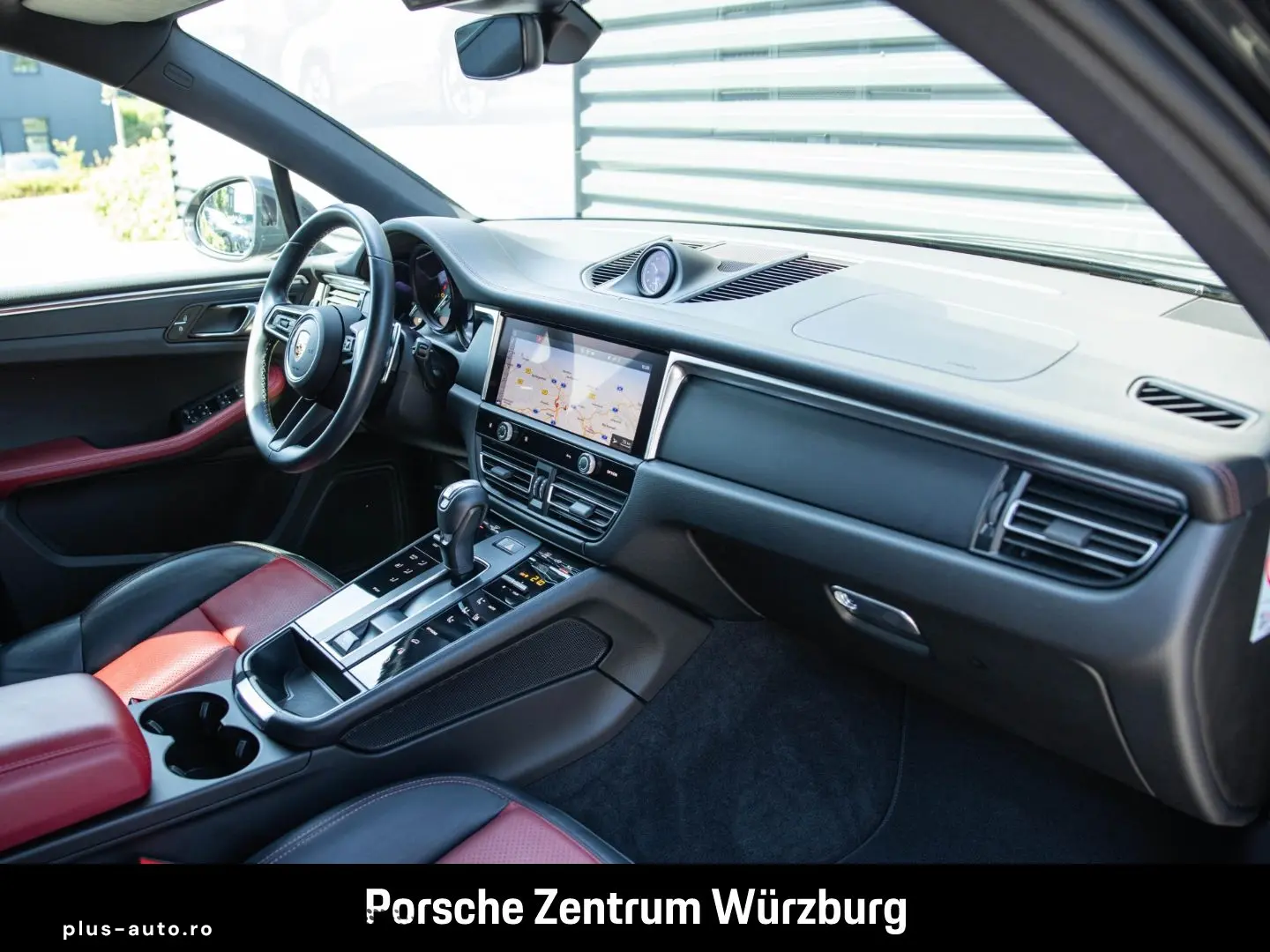 PORSCHE Macan PDLS Vulkangrau 1-Hand Leder Sitzheizung