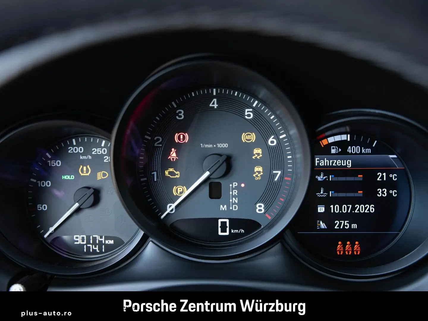 PORSCHE Macan PDLS Vulkangrau 1-Hand Leder Sitzheizung