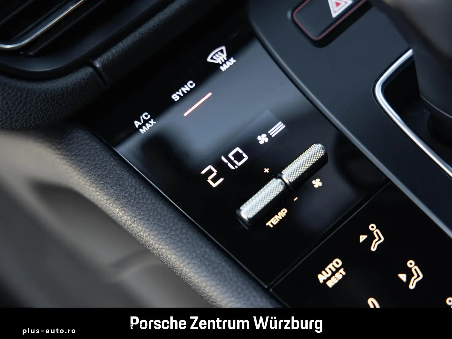 PORSCHE Macan PDLS Vulkangrau 1-Hand Leder Sitzheizung