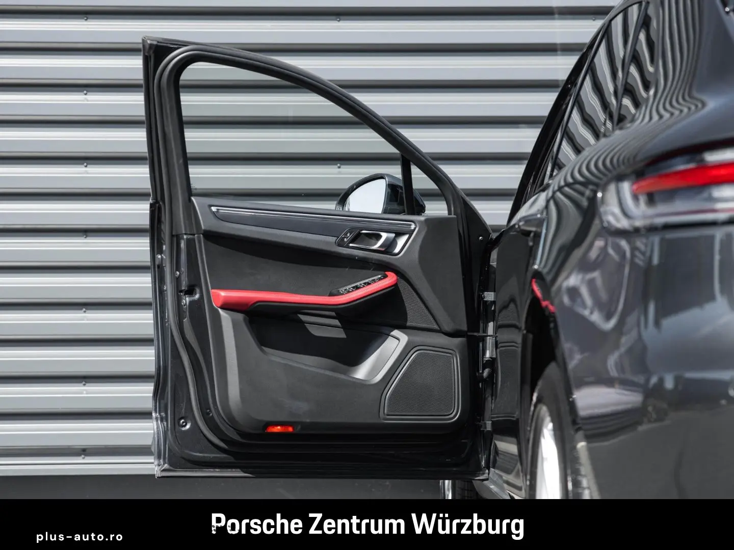 PORSCHE Macan PDLS Vulkangrau 1-Hand Leder Sitzheizung