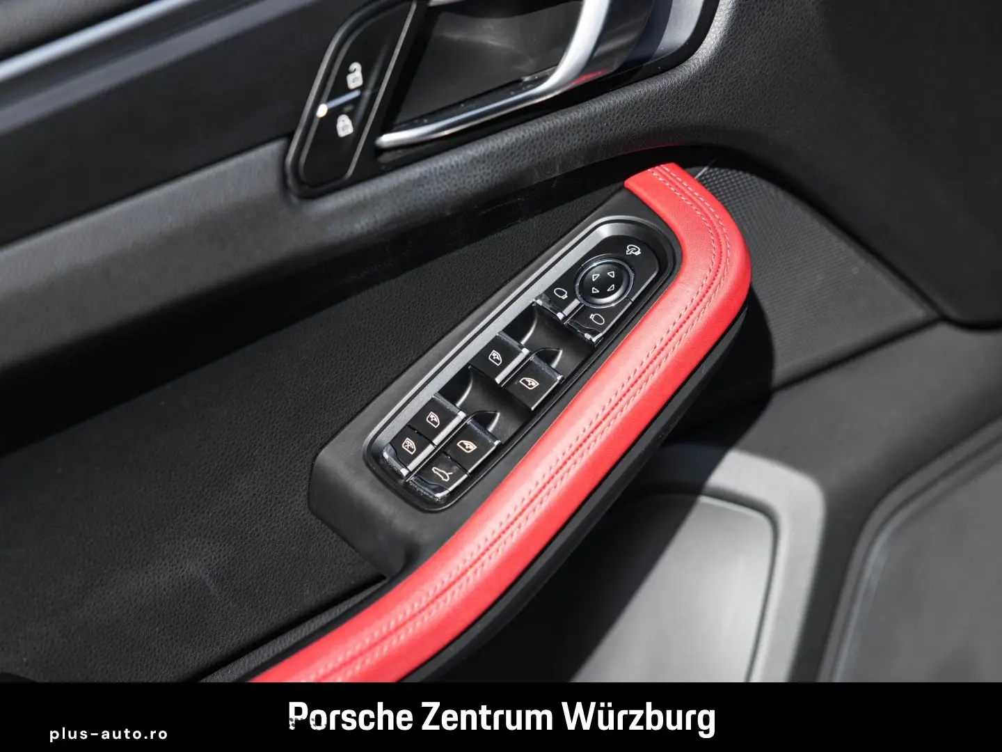 PORSCHE Macan PDLS Vulkangrau 1-Hand Leder Sitzheizung