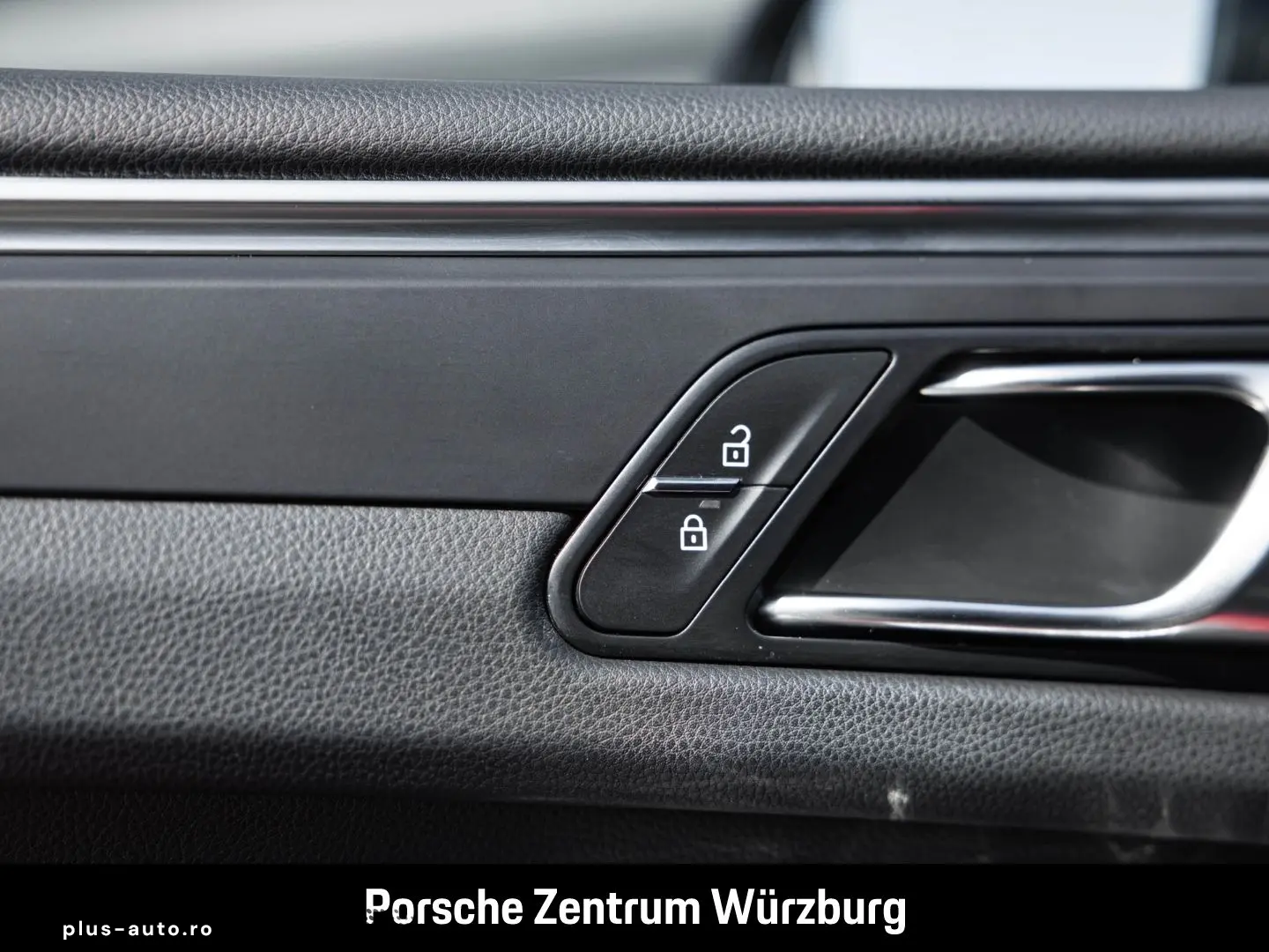 PORSCHE Macan PDLS Vulkangrau 1-Hand Leder Sitzheizung