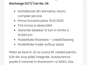 Citroën C4 Picasso înmatriculat ITP valabil