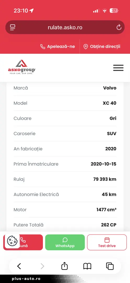 Citroën C4 Picasso înmatriculat ITP valabil