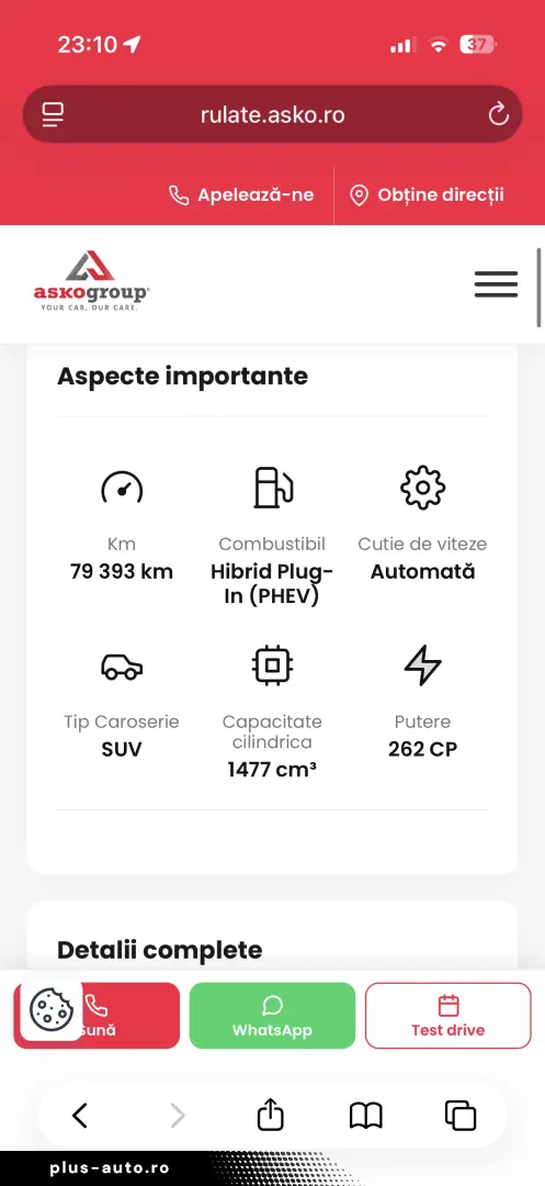 Citroën C4 Picasso înmatriculat ITP valabil