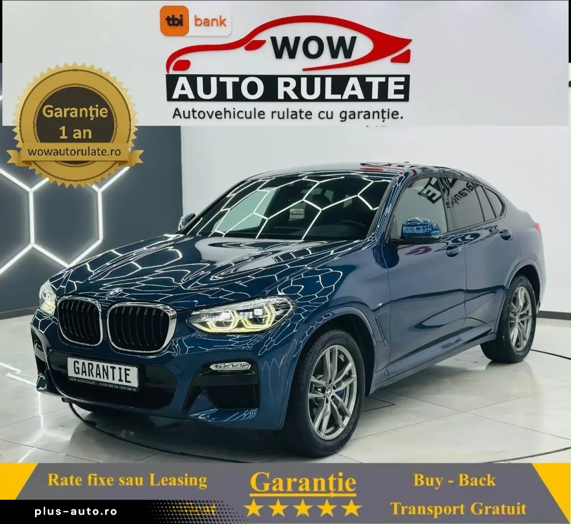BMW X4 2019 2.0i E6 4x4 Garantie 12 Luni Rate Avans 0 Doar C