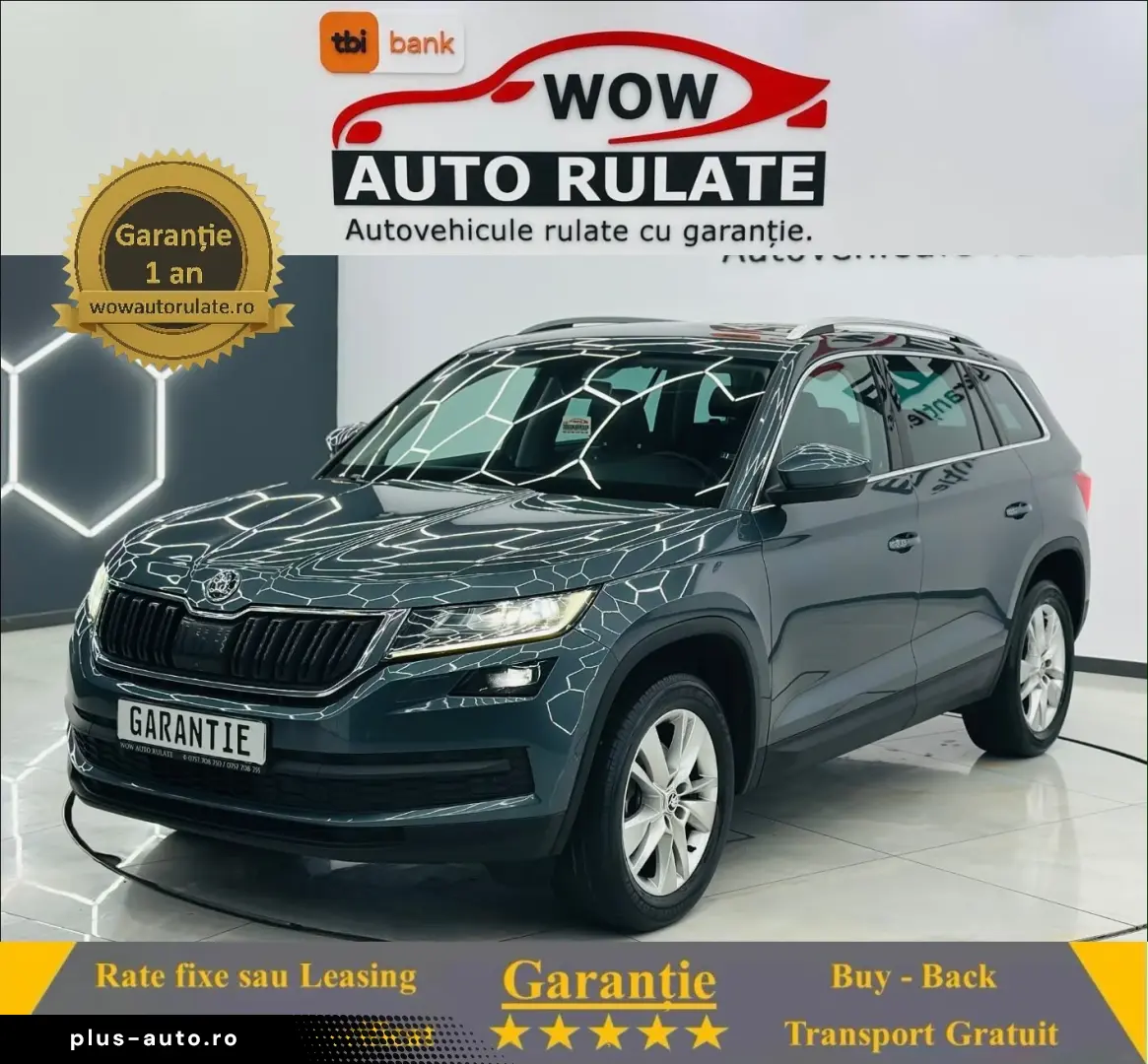 SKODA KODIAQ 2018 2.0D E6 Garantie 12 Luni Rate Avans 0 Doar
