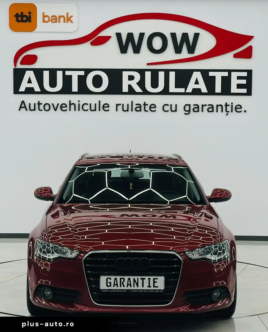 AUDI A6 2013 2.0D E5 Garantie 12 Luni Rate Avans 0 Doar Cu B