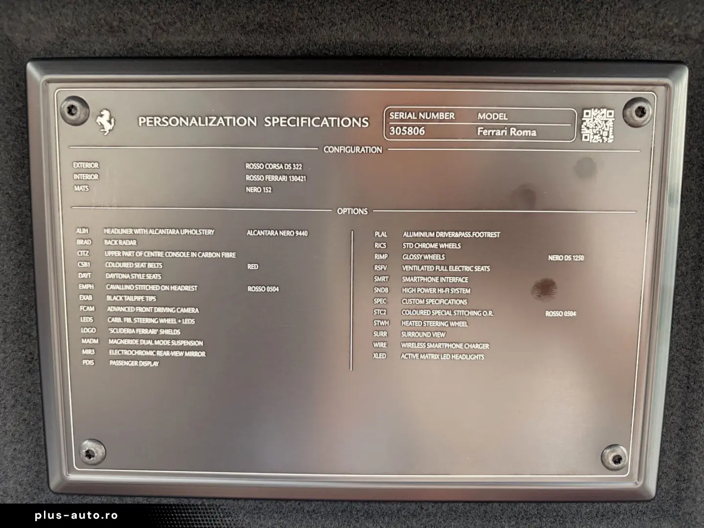 FERRARI Roma SNDB PDIS MADM LEDS EXAB DAYT XLED SURR