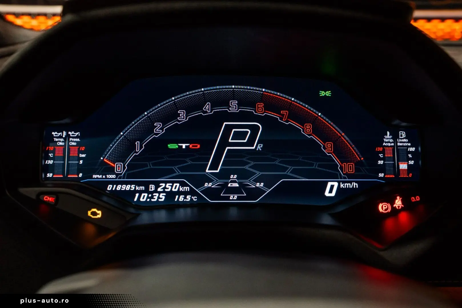 LAMBORGHINI Huracan STO Bucket seats Telemetry Roll bar Lift