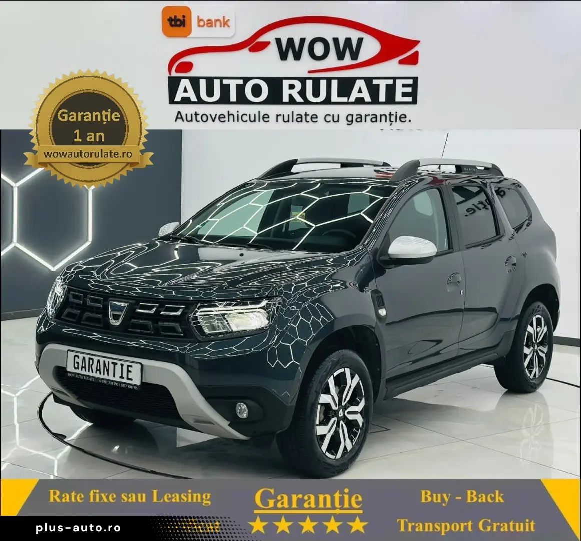 DACIA DUSTER 2022 1.3i E6 Garantie 12 Luni Rate Avans 0 Doar