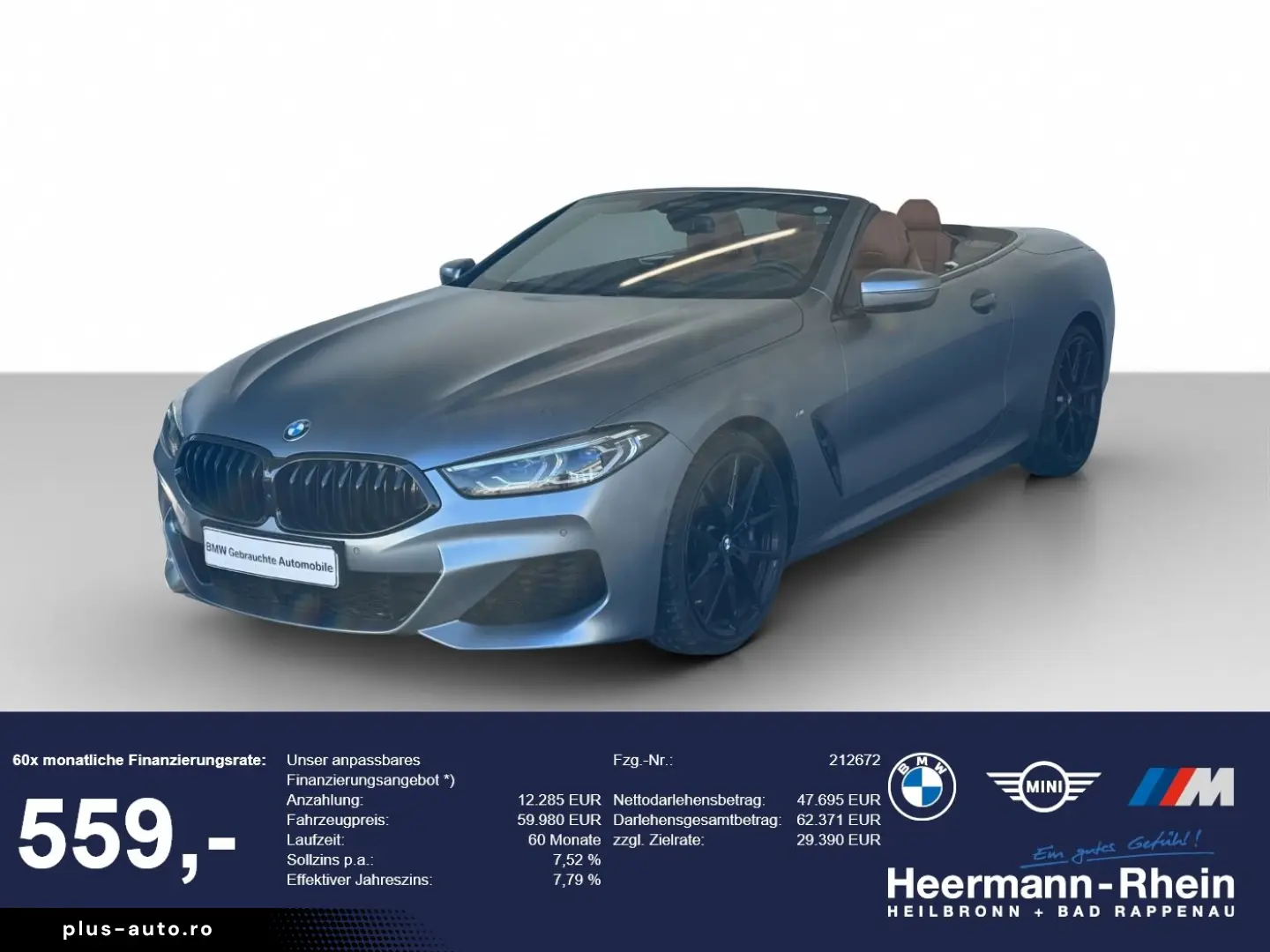 BMW 840iA xDrive Cabrio M Sport LiveCockProf.Laserl.