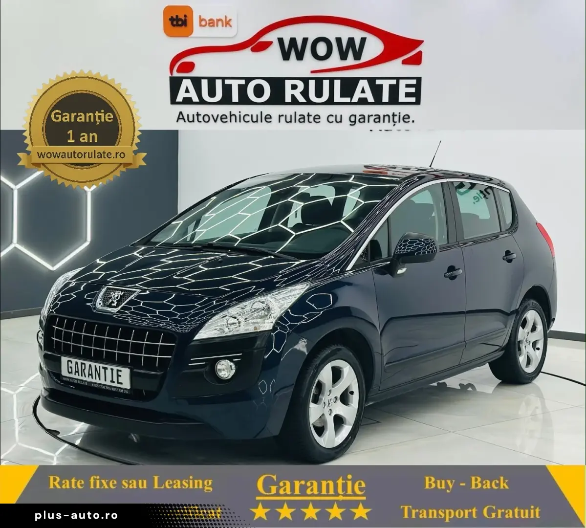 PEUGEOT 3008 2011 1.6D E5 Garantie 12 Luni Rate Avans 0 Doar