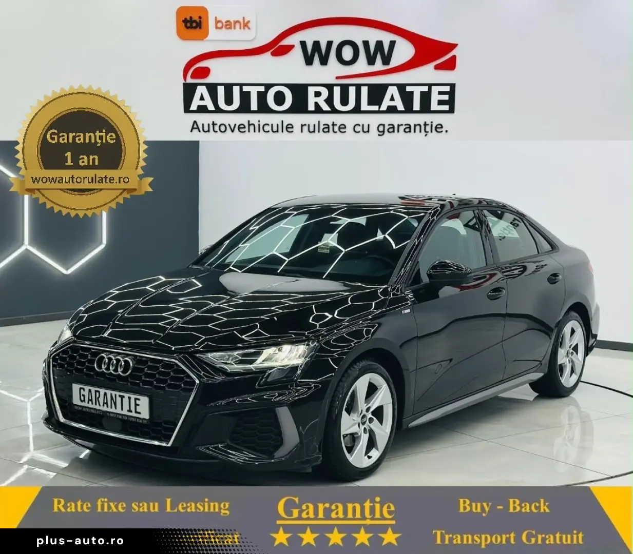 AUDI A3 S-Line 2022 2.0D E6 Garantie 12 Luni Rate Avans 0 Do