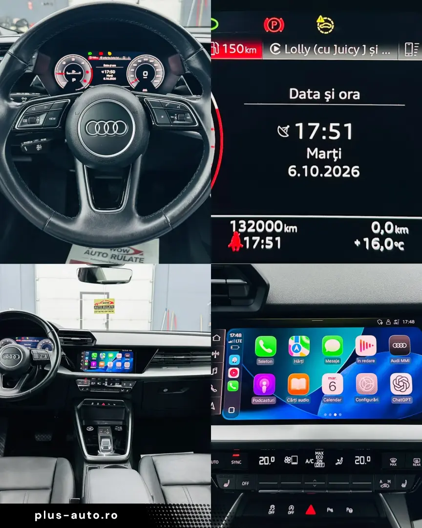 AUDI A3 S-Line 2022 2.0D E6 Garantie 12 Luni Rate Avans 0 Do