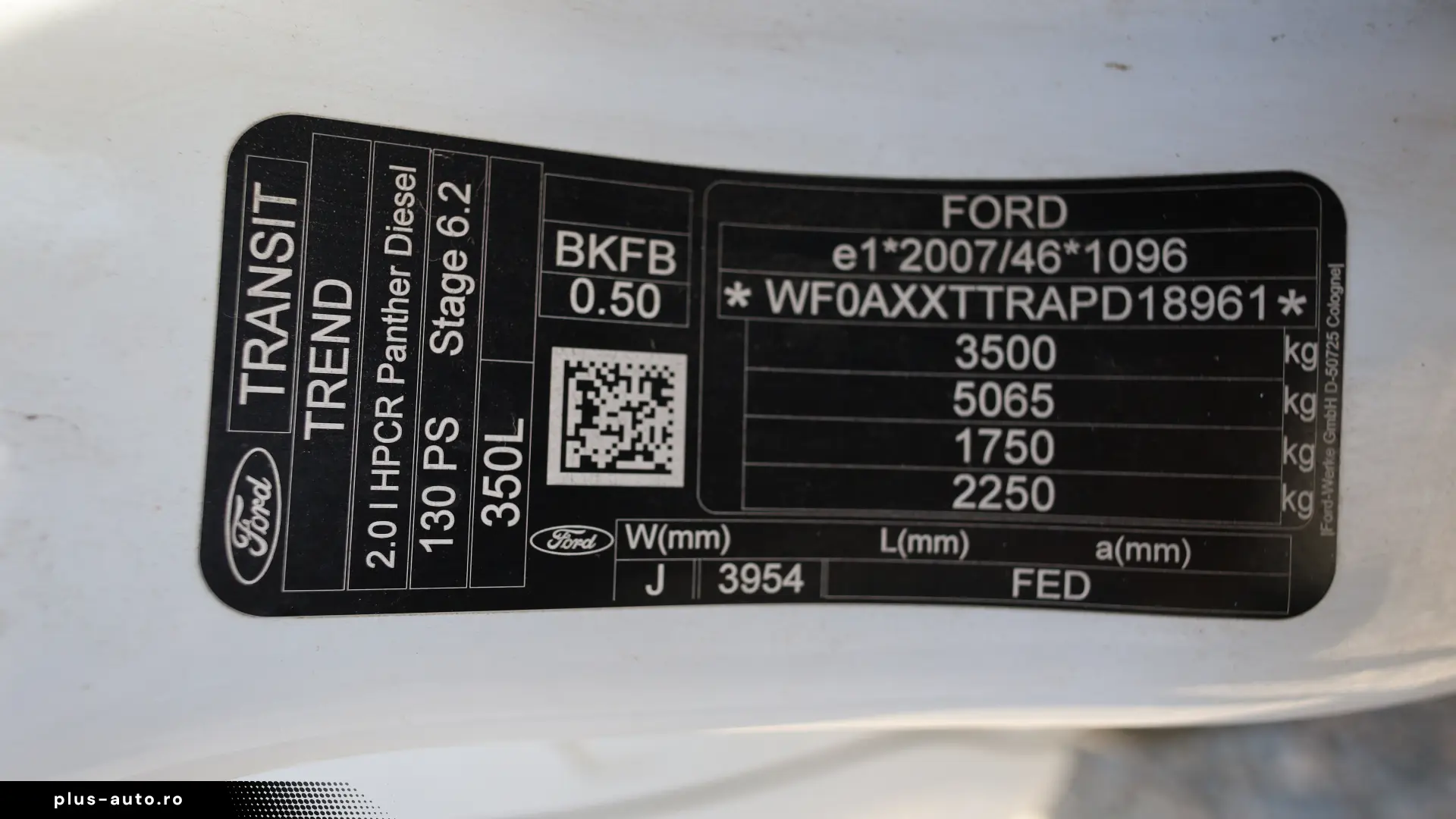 Ford Transit Prelata 4.5M 2.0D 130CP