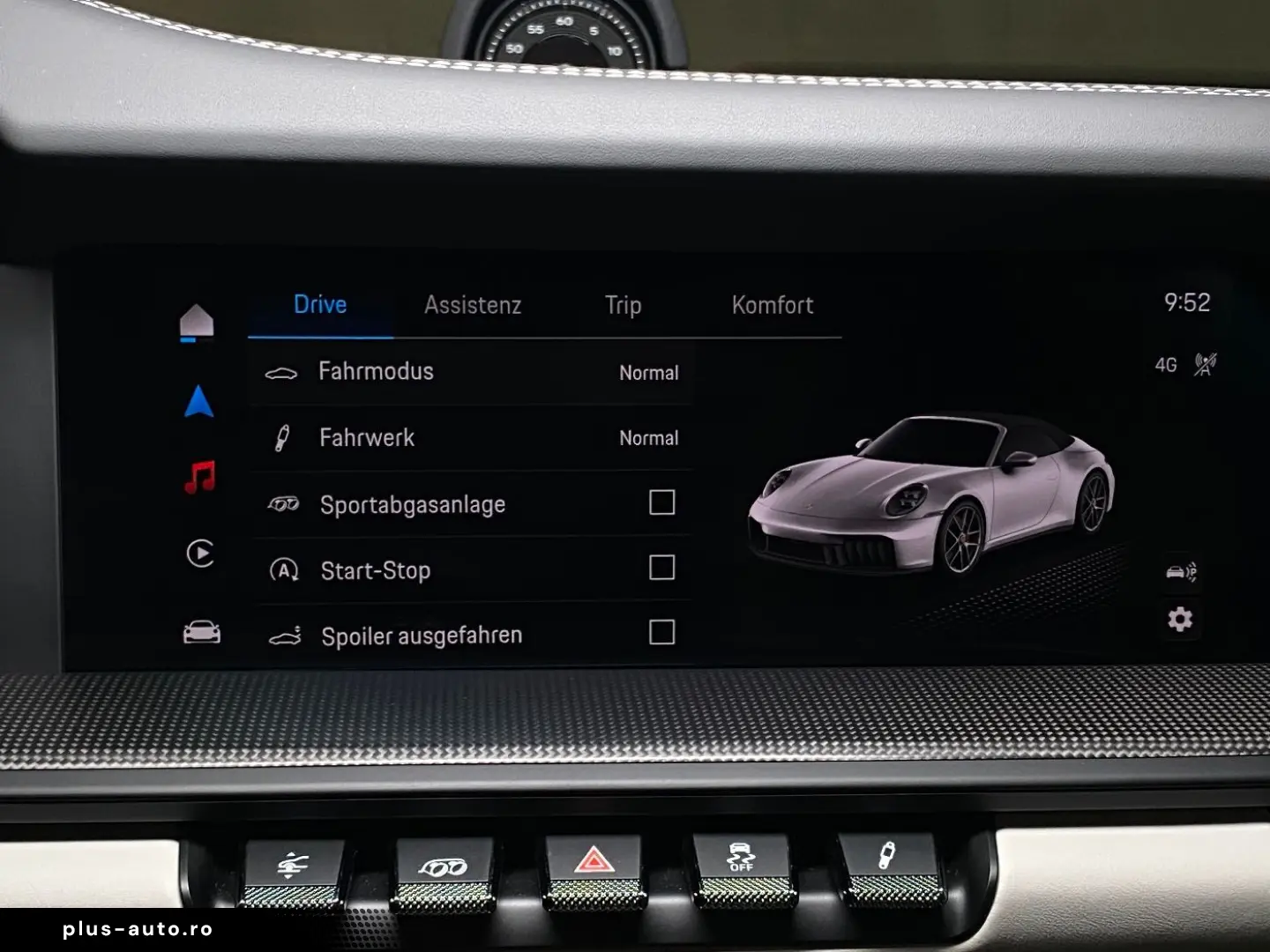 PORSCHE 992 (911) Carrera 4 GTS Cabrio  PCCB  Burmester