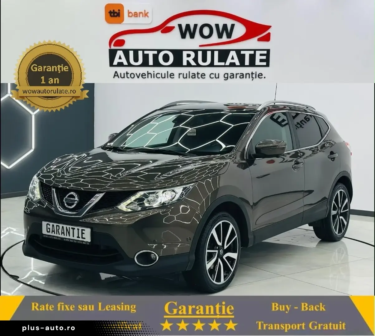 NISSAN Qashqai 2015 1.2i E5 Garantie 12 Luni Rate Avans 0 Do