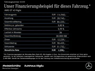 MERCEDES-BENZ AMG GT 43 Night Premium  Burmester Dis…