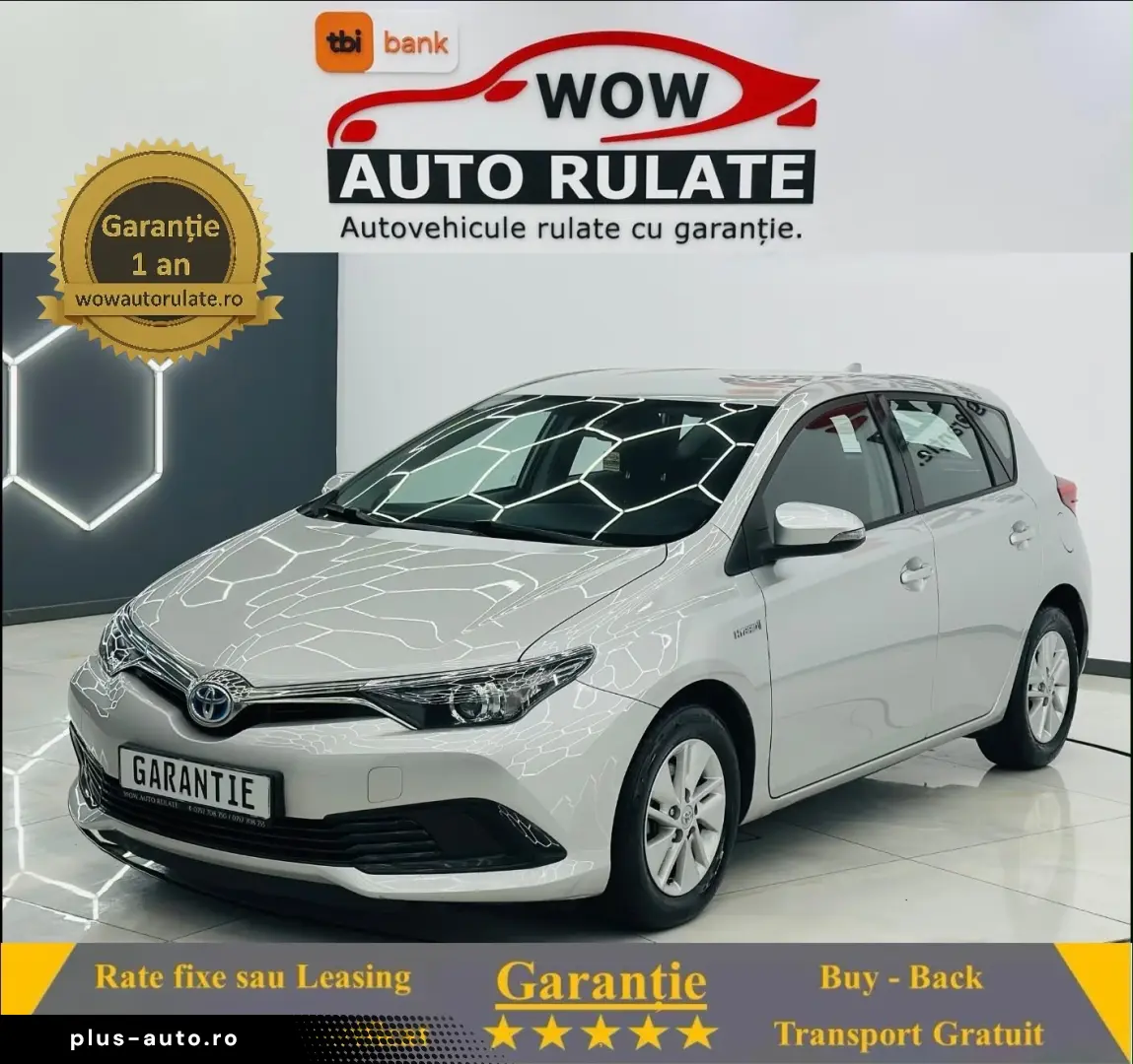 TOYOTA AURIS 2018 1.8i  HYBRID E6 Garantie 12 Luni Rate Avan