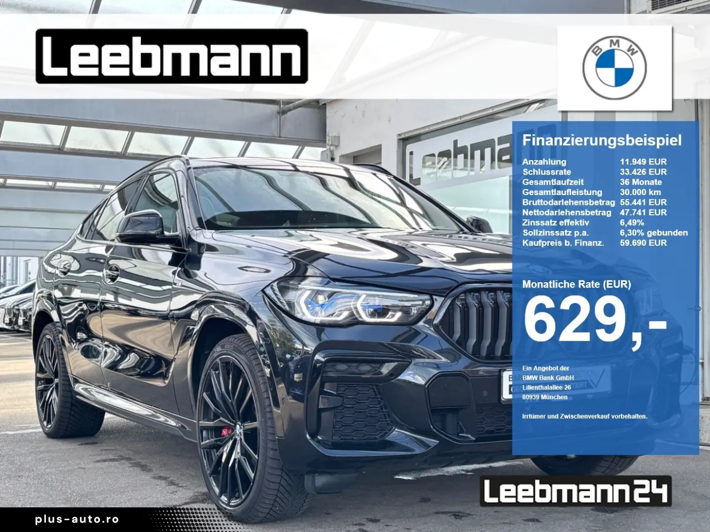 BMW X6 xDrive40d M-Sport B&W Pano Carbon 2.J.GARANTI