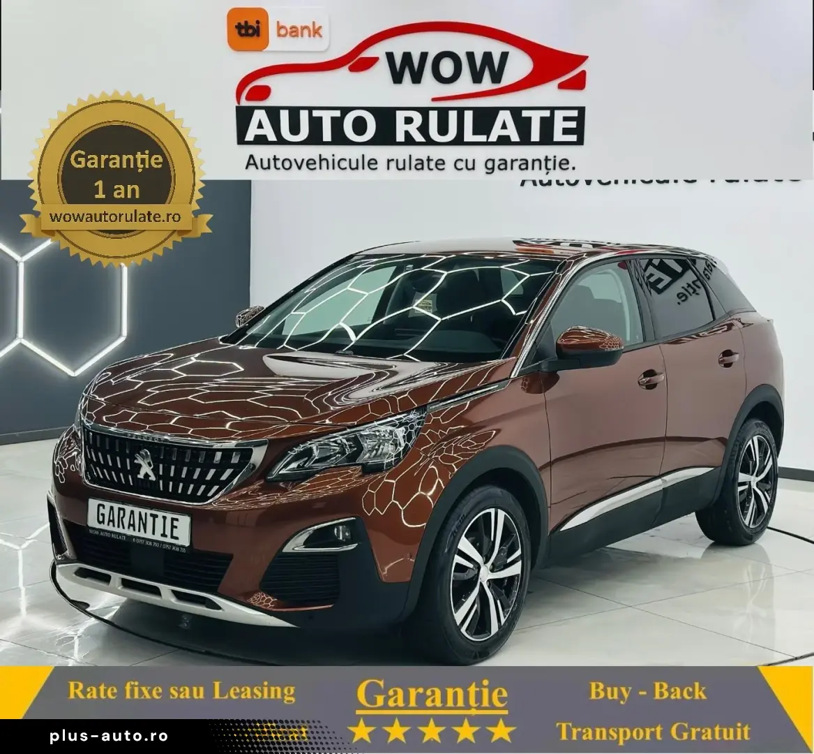 PEUGEOT 3008 2019 1.5D E6 Garantie 12 Luni Rate Avans 0 Doar