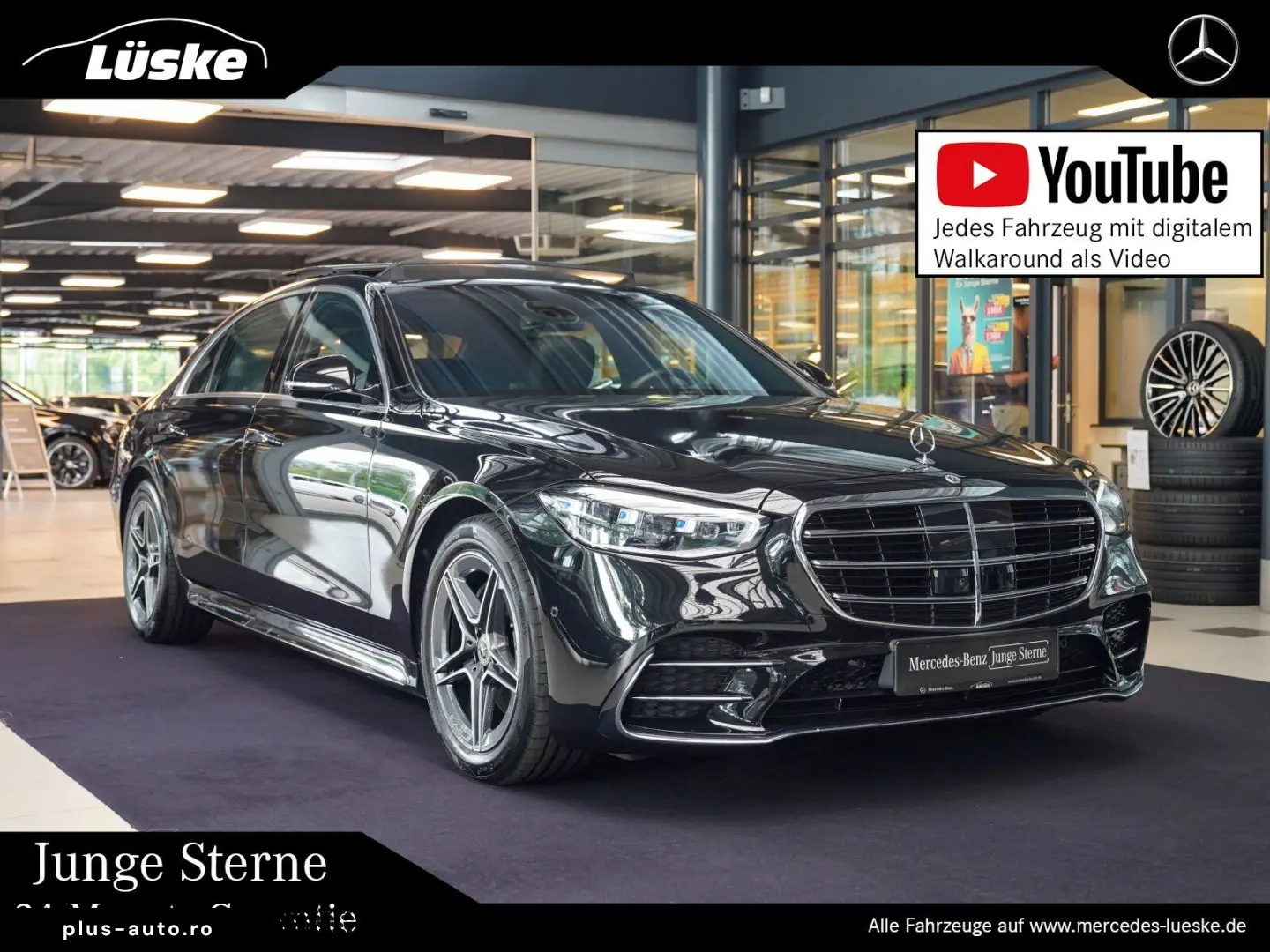 MERCEDES-BENZ S 450 d 4M L AMG Line Holz Offenporig Massage
