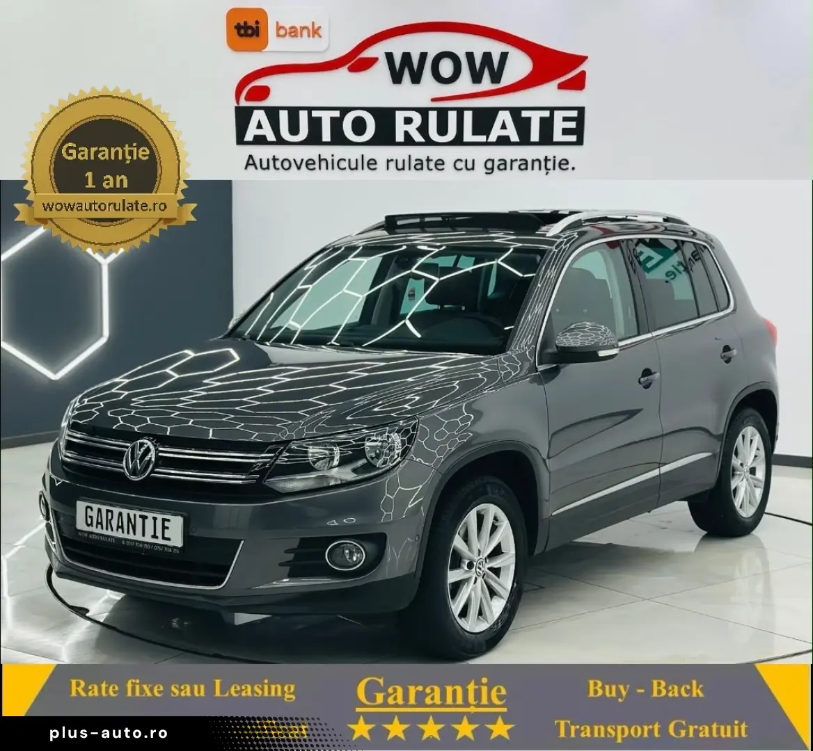 VOLKSWAGEN TIGUAN 2013 2.0D E5 4x4 Garantie 12 Luni Rate Ava