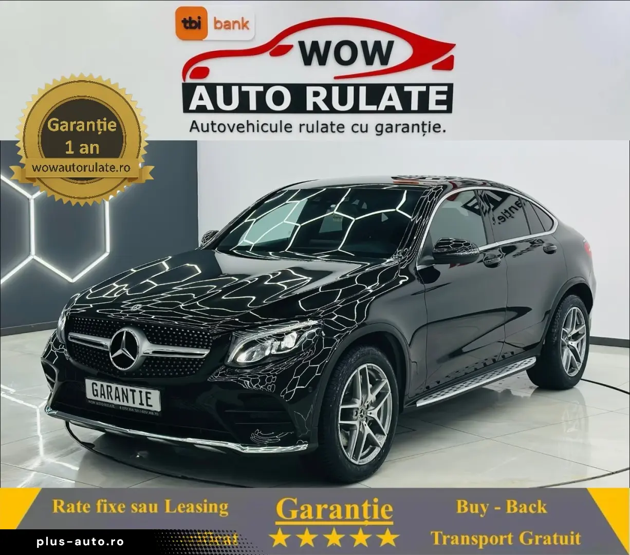 MERCEDESBENZ GLC 250D 2017 2.2D E6 4x4 Garantie 12 Luni Rate