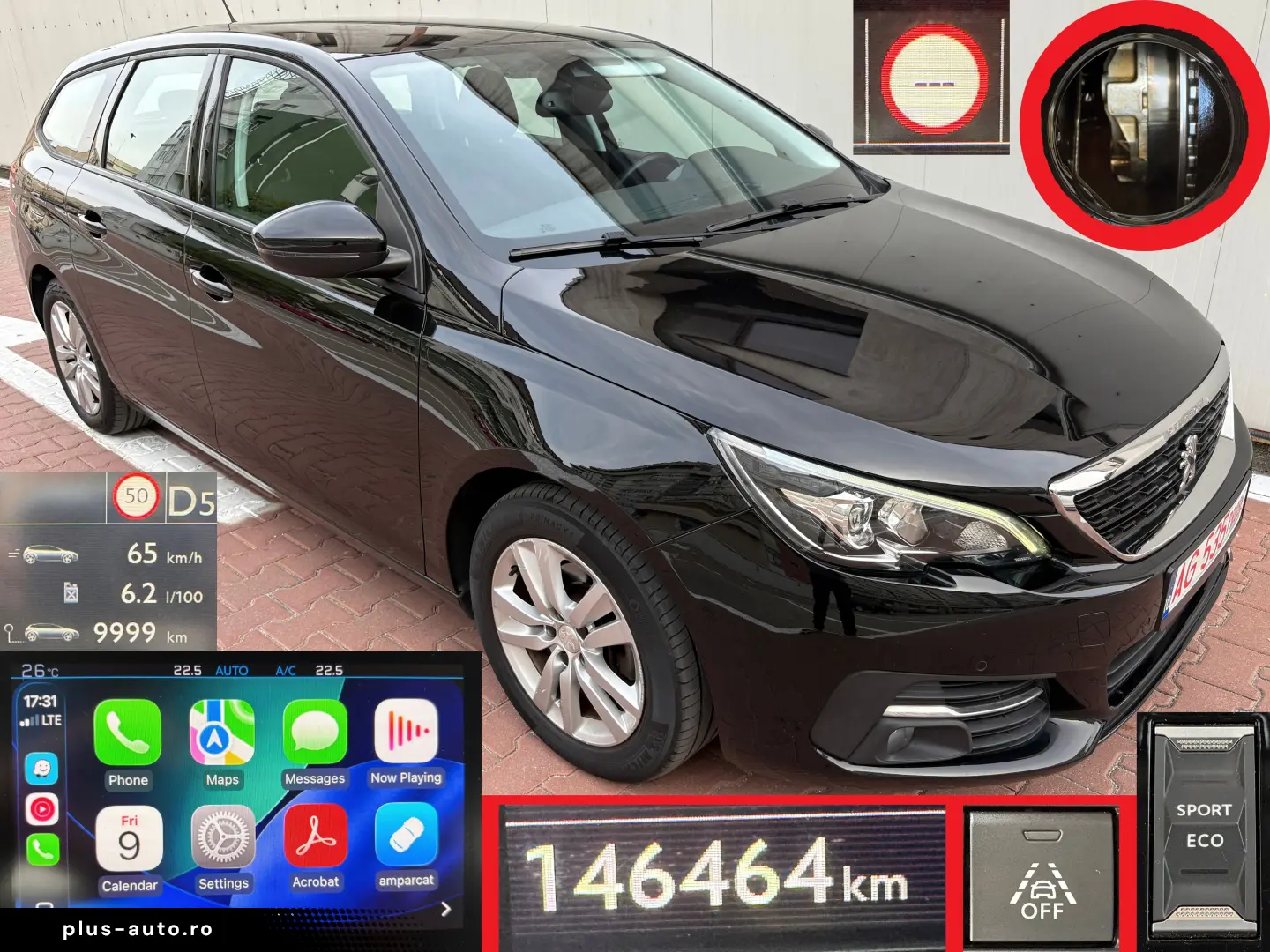 TVA deductibil! 308 SW automat EAT8 131CP – 09 2019 146464km