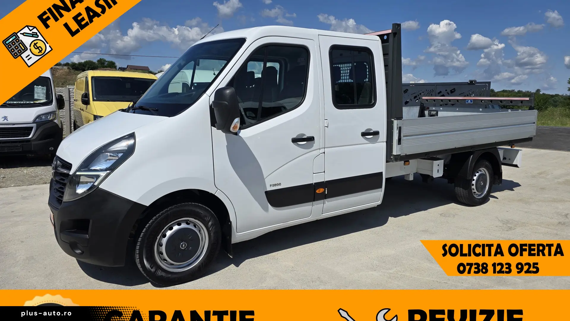 2020 OPEL NEW MOVANO DOKA 7 LOCURI BENA L=3.20m