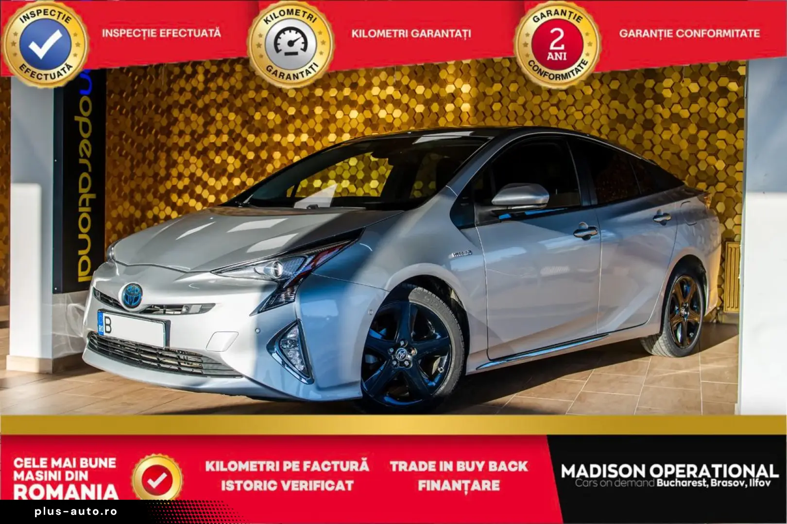 Toyota Prius 1.8 Hybrid  122 CP  Automată  2016